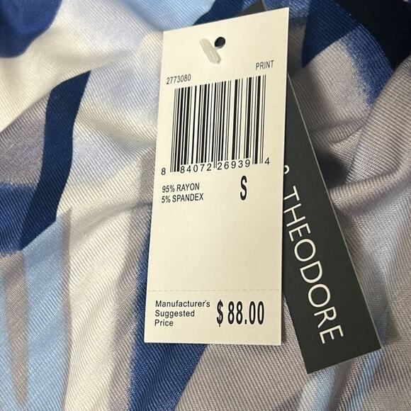 NWT CHELSEA‎ & THEODORE SWING TOP OVER LAY SLEEVELESS DRESS SIZE S - Picture 6 of 8